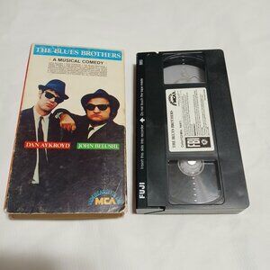 The Blues Brothers A Musical Comedy 1980 MCA VHS Rainbow 1st Release Belushi pt1